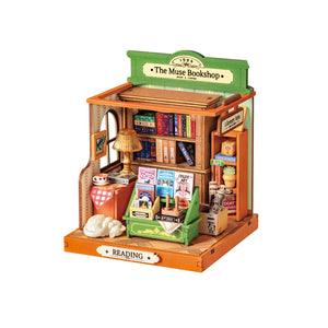 DIY Mini House Kit: Muse Bookshop