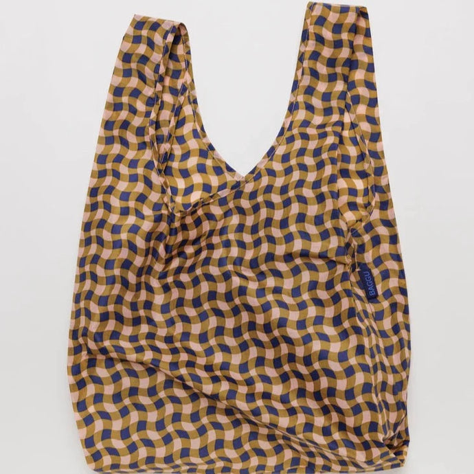 Standard Baggu - Wavy Gingham Peach - Tigertree