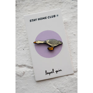 Reaching Enamel Pin