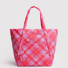 Load image into Gallery viewer, Cloud Bag- Pink Star Plaid
