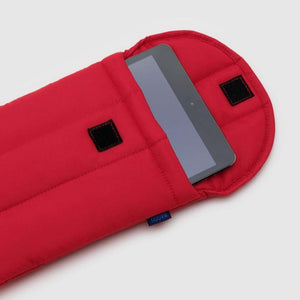 Puffy Tablet Sleeve - Candy Apple Red