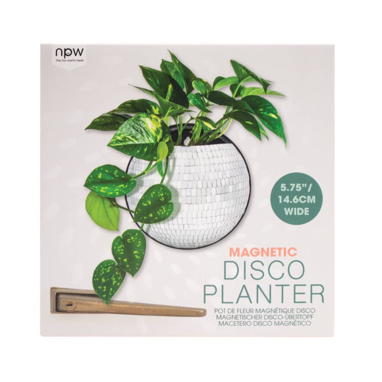 Plant Life Magnetic Disco Planter