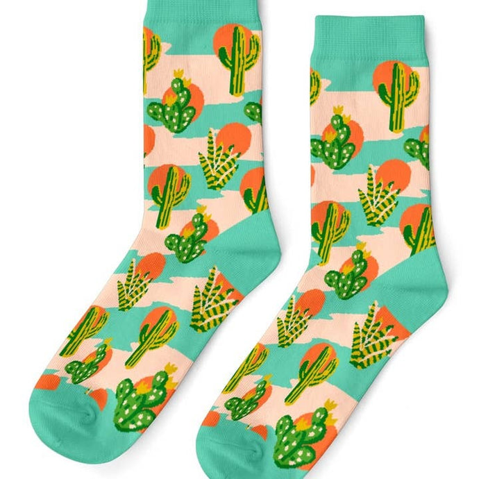 Men's Cactus Sunset Socks - Tigertree