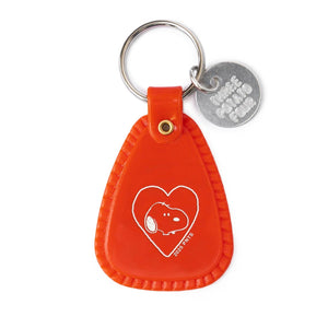 Snoopy Heart Saddle Keychain