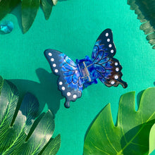 Load image into Gallery viewer, Blue Morpho Hair Claw
