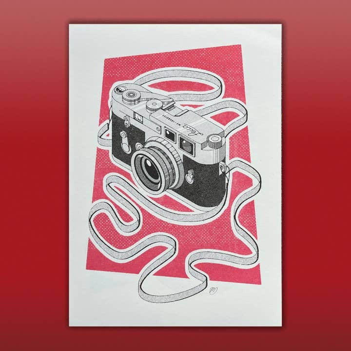 Leica M3 Risograph Print