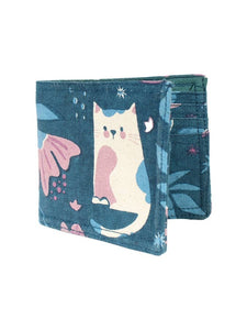 Cat and Flower Wallet