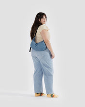 Load image into Gallery viewer, Medium Nylon Crescent Bag - Digital Denim - Tigertree
