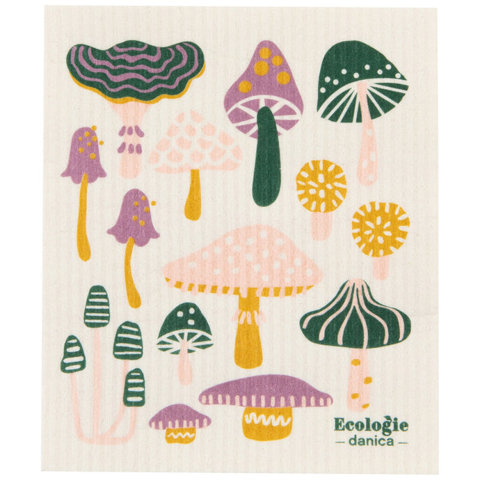 Swedish Dish Cloth - Mushroom Gems - Tigertree