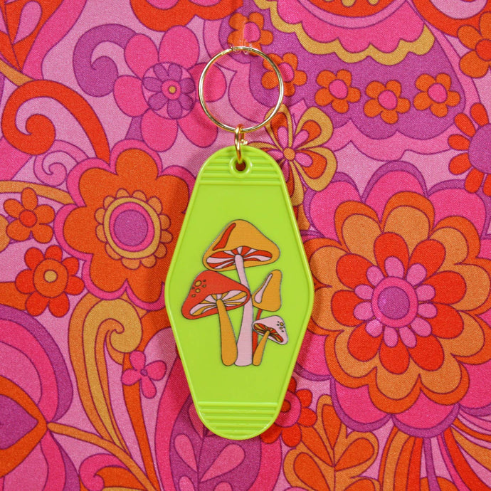 Mushroom Motel Keychain - Tigertree