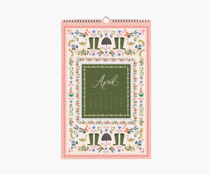 2026 Flora Wall Calendar
