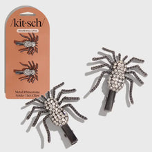 Load image into Gallery viewer, Metal Rhinestone Hair Clip - Spider
