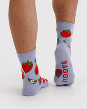 Load image into Gallery viewer, Crew Sock - Strawberry Blossom
