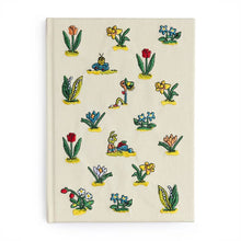 Load image into Gallery viewer, Lowly Worm Garden Embroidered Journal
