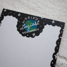 Load image into Gallery viewer, Workaholic Notepad
