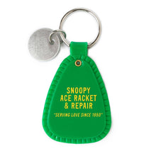 Load image into Gallery viewer, Snoopy Tennis Saddle Keychain
