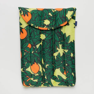 Puffy Laptop Sleeve 13/14" - Orange Tree Yellow - Tigertree