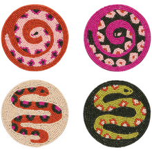 Load image into Gallery viewer, Beaded Coaster Set of 4 - Gardenland
