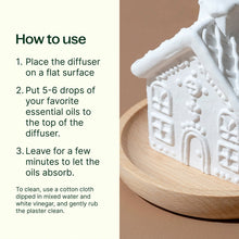 Load image into Gallery viewer, Gingerbread House Passive Diffuser
