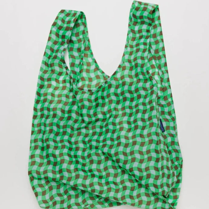 Standard Baggu - Wavy Gingham Green - Tigertree
