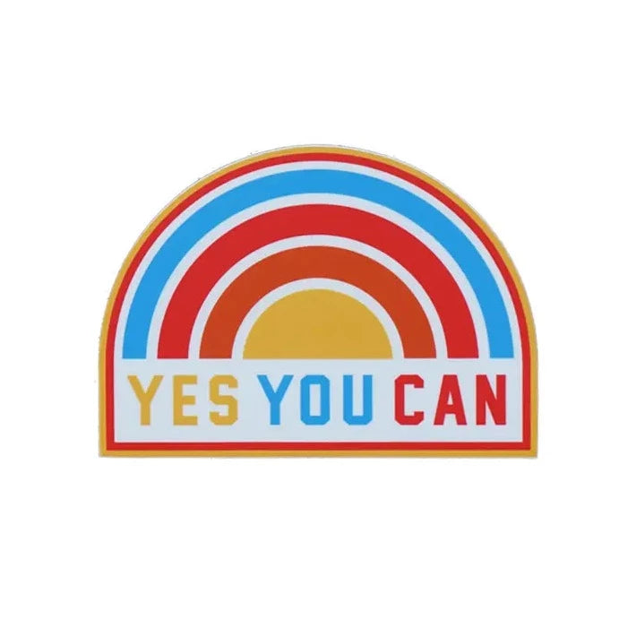 Yes You Can Rainbow Sticker - Tigertree