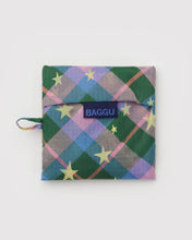 Load image into Gallery viewer, Standard Baggu- Green Star Plaid
