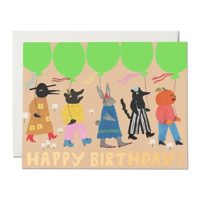 Birthday March Card - Tigertree