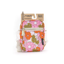 Load image into Gallery viewer, Crossbody Mini Brick Bag - Floral Red
