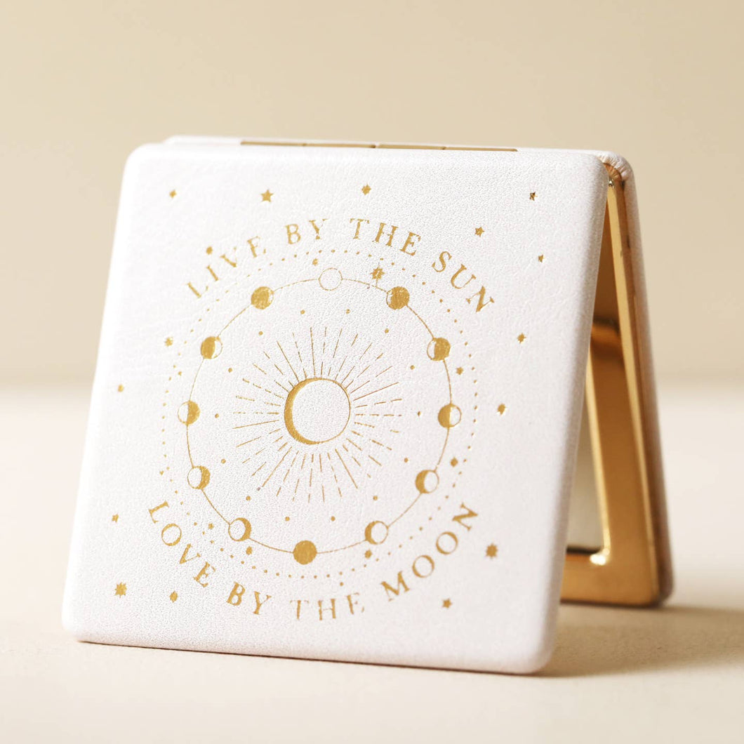 Live By The Sun Foiled Compact Mirror