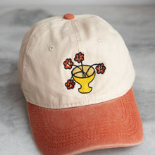 Load image into Gallery viewer, STFU Vase - Two Tone Dad Hat - Cream/Washed Red
