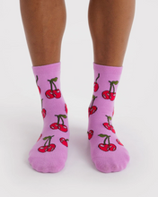 Load image into Gallery viewer, Crew Sock - Cherries

