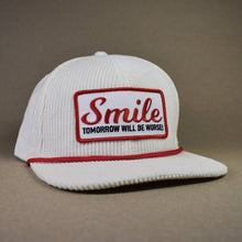 Load image into Gallery viewer, Smile, Tomorrow Will Be Worse Hat
