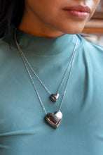 Load image into Gallery viewer, Can&#39;t Heartly Wait Necklace Silver
