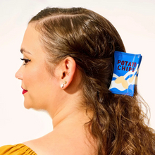 Load image into Gallery viewer, Large Potato Chip Bag Hair Claw Clip

