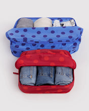 Load image into Gallery viewer, Large Packing Cube Set - Polka Dot Mix
