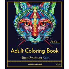 Load image into Gallery viewer, Adult Coloring Book: Stress Relieving Cats
