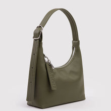 Load image into Gallery viewer, Mini Recycled Leather Shoulder Bag - Loden - Tigertree
