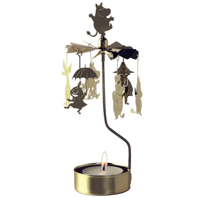 Moomin Gold Rotary Candleholder