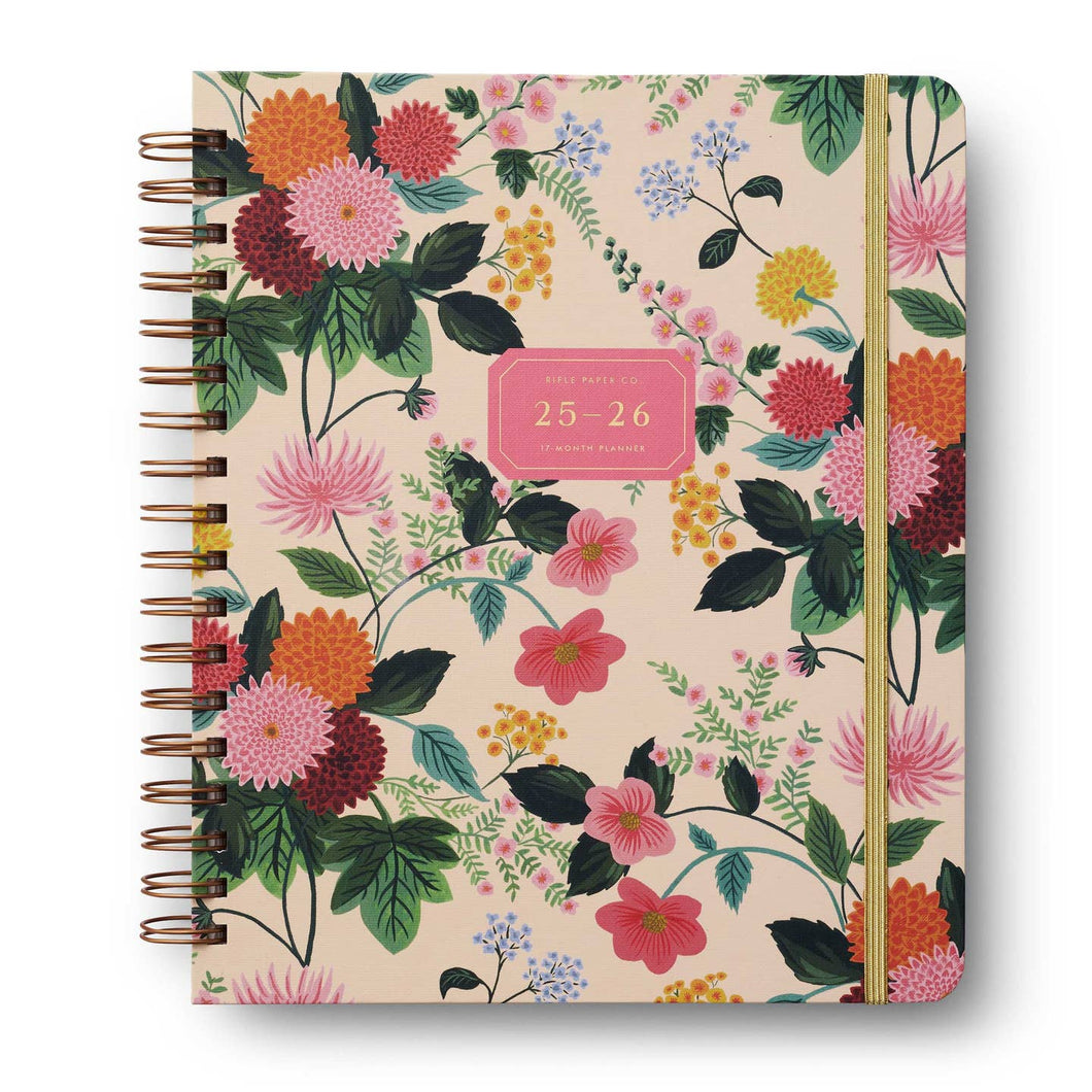 2026 Dahlia 17-Month Academic Hardcover Spiral Planner