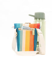 Load image into Gallery viewer, Crossbody Drink Pouch - Retro Stripe
