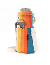 Load image into Gallery viewer, Crossbody Drink Pouch - Retro Stripe
