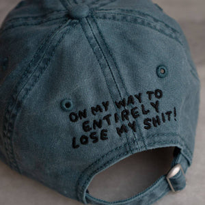 Sweat the Small Stuff Front & Back Dad Hat- Forest Green - Tigertree