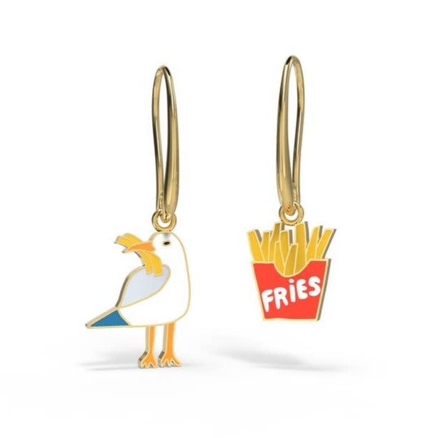 Seagull & Fries Earrings - Tigertree