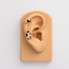 Load image into Gallery viewer, Cat &amp; Fish Ear Cuffs - Tigertree
