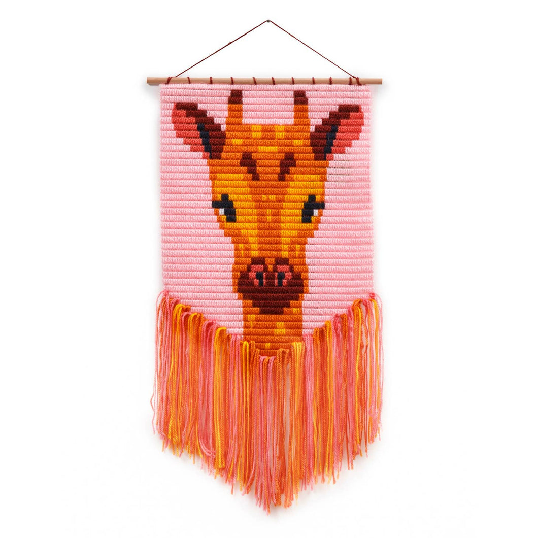 Giraffe Wall Art Embroidery Kit - Tigertree