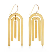 Load image into Gallery viewer, Gold Rainbow Earrings - Tigertree
