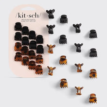 Load image into Gallery viewer, Recycled Plastic Micro Claw Clips- 16 Pk
