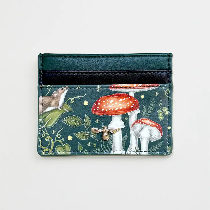 Into the Woods Green Card Holder - Tigertree