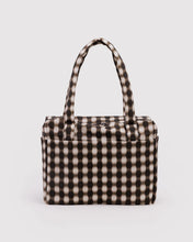 Load image into Gallery viewer, Small Cloud Carry On - Blurred Gingham Brown - Tigertree
