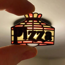 Load image into Gallery viewer, Pizza Lamp Enamel Pin
